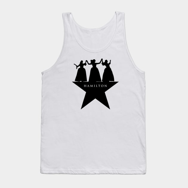 Hamilton Star Schuyler Sisters Work Angelica Eliza Peggy Tank Top by TheTreasureStash